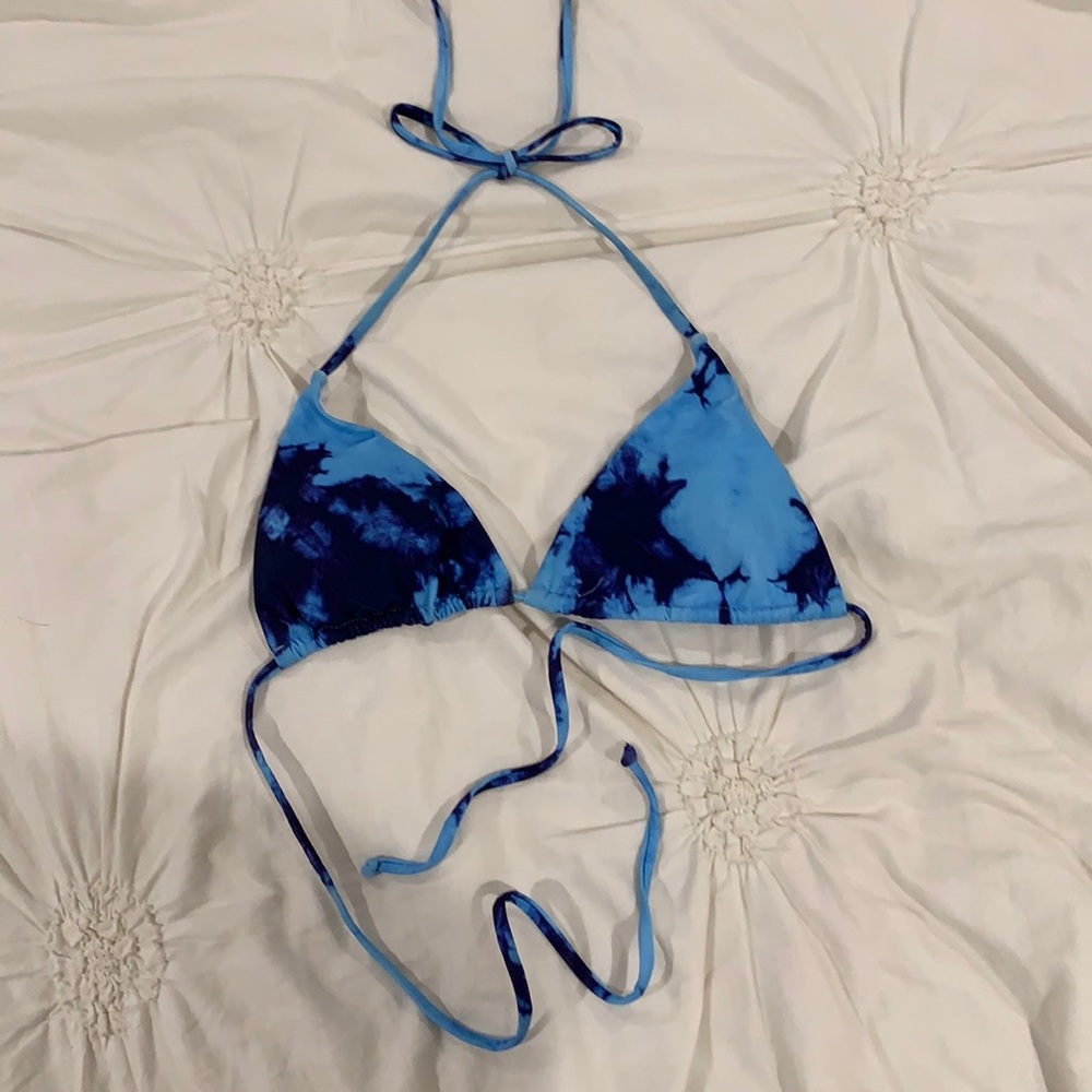 tie dye bikini top